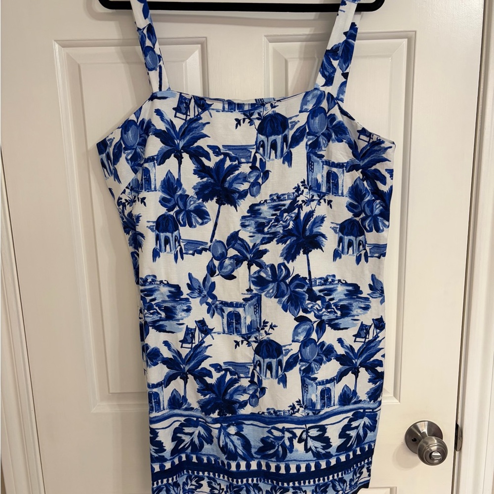 Like New LOFT Linen Blend Dress - Picture 4 of 7